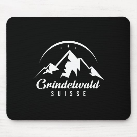 Grindelwald Schweiz Skigebiet Snowboarden Mousepad (Vorne)