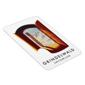 Grindelwald Schweiz Skiposter Magnet (Rechte Seite)