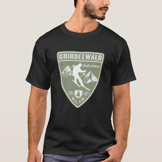 Grindelwald Schweiz T-Shirt (Vorderseite)