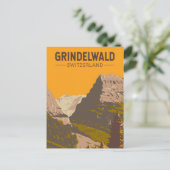 Grindelwald Schweiz Tourismus Vintag Postkarte (Stehend Vorderseite)