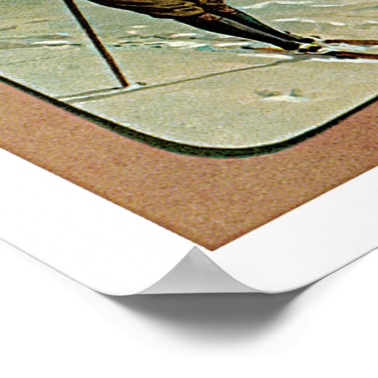 Grindelwald Schweiz Vintage Travel Poster (Ecke)