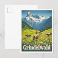 Grindelwald Schweiz Vintage Travel