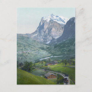 Grindelwald und Wetterhorn Postkarte