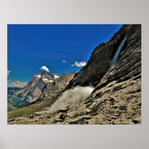Grindelwald Wasserfall Poster