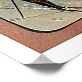 Grindelwald Winter Vintage Travel Poster (Ecke)