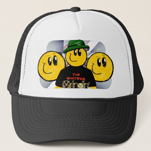 Grindin' Skater Trucker Hat Truckerkappe (Vorderseite)