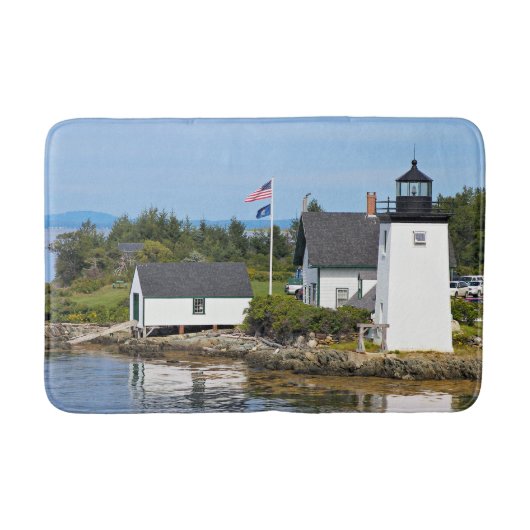 Grindle Point Leuchtturm, Maine Bath Mat Badematte (Vorderseite)