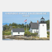 Grindle Point Leuchtturm, Maine Stickers (Vorderseite)