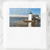 Grindle Point Leuchtturm, Maine Stickers (Tasche)