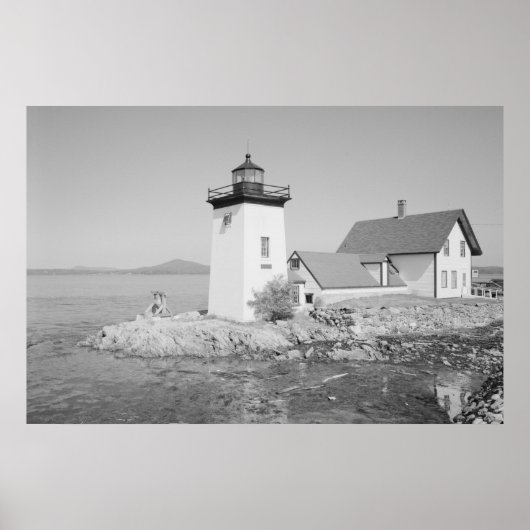 Grindle Point Leuchtturmstation Poster (Vorne)