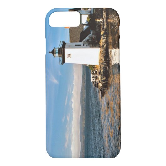 Grindle Point Lighthouse, iPhone Case in Maine (Rückseite)