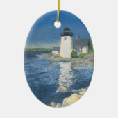 Grindle Point Lighthouse Keramik Ornament (Vorne)