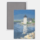 Grindle Point Lighthouse Magnet (Vorderseite/Rückseite)