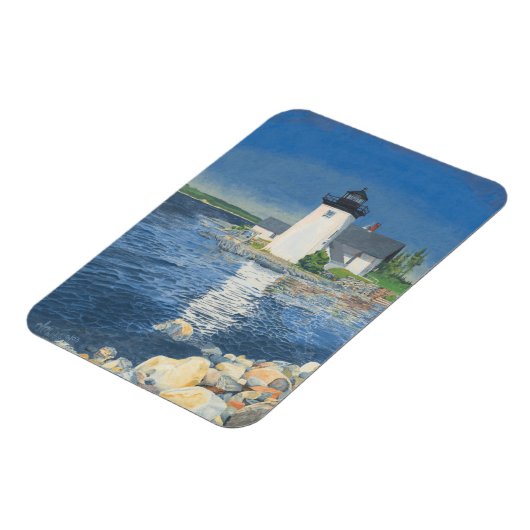 Grindle Point Lighthouse Magnet (Linke Seite)