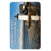 Grindle Point Lighthouse, Maine Flexi Magnet (Vertikal)