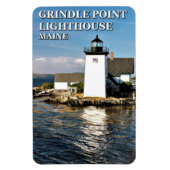 Grindle Point Lighthouse, Maine Flexi Magnet (Vertikal)