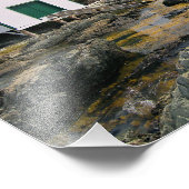 Grindle Point Lighthouse, Maine Foto Print (Ecke)