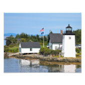 Grindle Point Lighthouse, Maine Foto Print (Vorne)