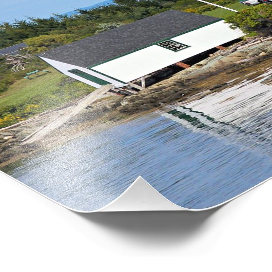 Grindle Point Lighthouse, Maine Foto Print (Ecke)