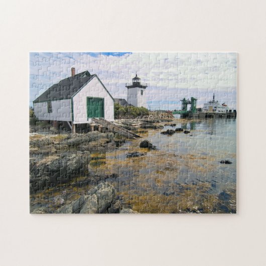 Grindle Point Lighthouse, Maine Jigsaw Puzzle (Horizontal)