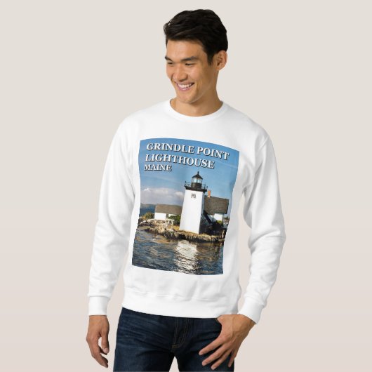 Grindle Point Lighthouse, Maine Sweatshirt (Vorne ganz)