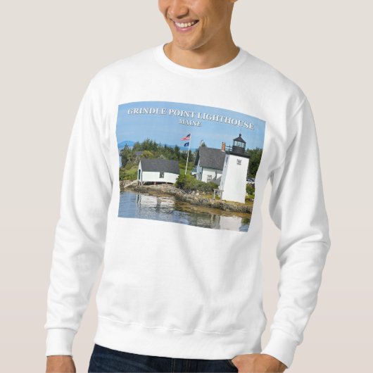 Grindle Point Lighthouse, Maine Sweatshirt (Vorderseite)