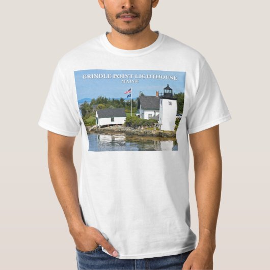 Grindle Point Lighthouse, Maine T - Shirt (Vorderseite)