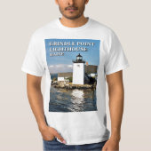 Grindle Point Lighthouse, Maine T - Shirt (Vorderseite)