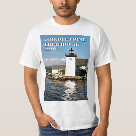 Grindle Point Lighthouse, Maine T - Shirt (Vorderseite)