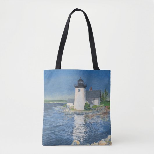 Grindle Point Lighthouse Tasche (Vorderseite)