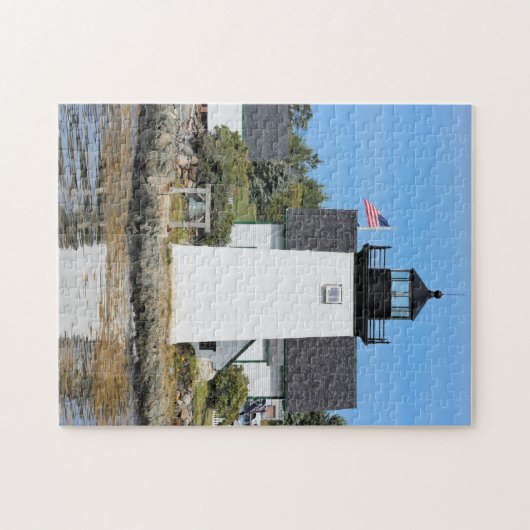 Grindle Punkt-Leuchtturm, Puzzle Maines (Horizontal)