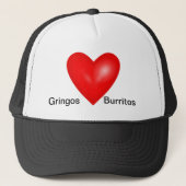 Gringos Liebe Burritos Truckerkappe (Vorderseite)