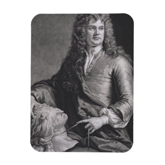 Grinling Gibbons (1648-1721) (Litho) Magnet (Vertikal)