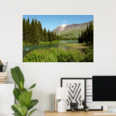 Grinnell Creek beim Glacier Nationalpark Poster (Heimbüro)