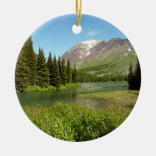 Grinnell Creek im Glacier-Nationalpark Keramikornament