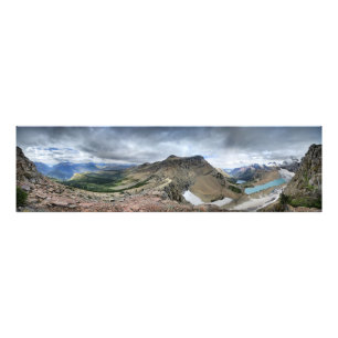Grinnell Glacier Overlook - Glacier Nationalpark Fotodruck