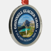 Grinnell Glacier Trail Ornament Aus Metall (Rechts)