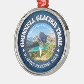 Grinnell Glacier Trail Ornament Aus Metall (Links)