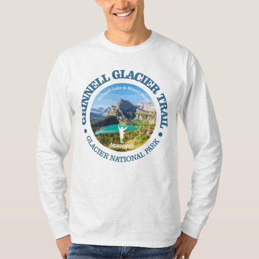 Grinnell Glacier Trail T-Shirt (Vorderseite)