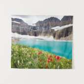 Grinnell Gletscher Wandteppich (Vorderseite (Horizontal))
