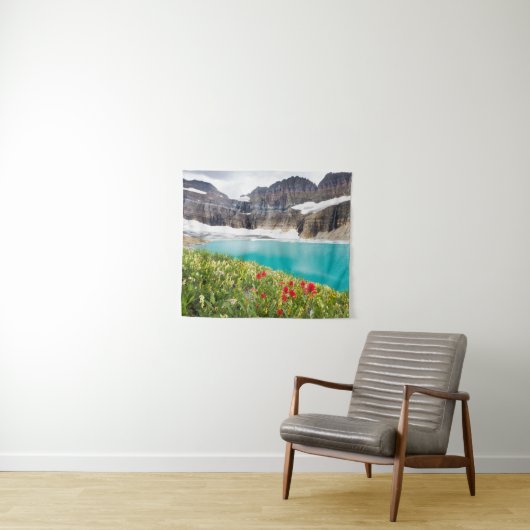 Grinnell Gletscher Wandteppich (Beispiel (Horizontal))