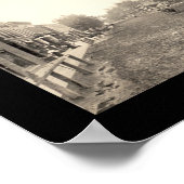 Grinnell, IA Broad St Foto 1907 Poster (Ecke)