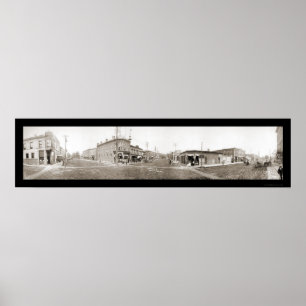 Grinnell, IA Hauptst.-Foto 1907 Poster