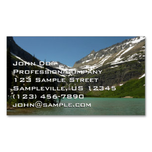 Grinnell Lake im Glacier-Nationalpark Magnetische Visitenkarte