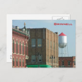 Grinnell Postkarte (Vorne/Hinten)