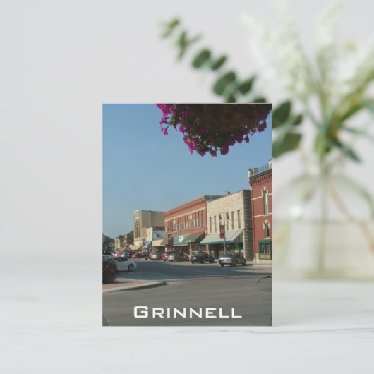 Grinnell Postkarte (Stehend Vorderseite)