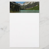 Grinnell See - Glacier Nationalpark Briefpapier (Vorderseite)