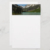Grinnell See - Glacier Nationalpark Briefpapier (Vorne/Hinten)