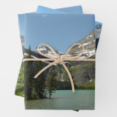 Grinnell See - Glacier Nationalpark Geschenkpapier Set (Beispiel)