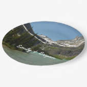 Grinnell See - Glacier Nationalpark Pappteller (Schrägansicht)